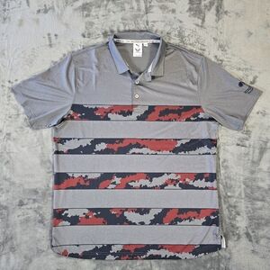 Puma Volition America Golf Performance Polo Shirt Size Large